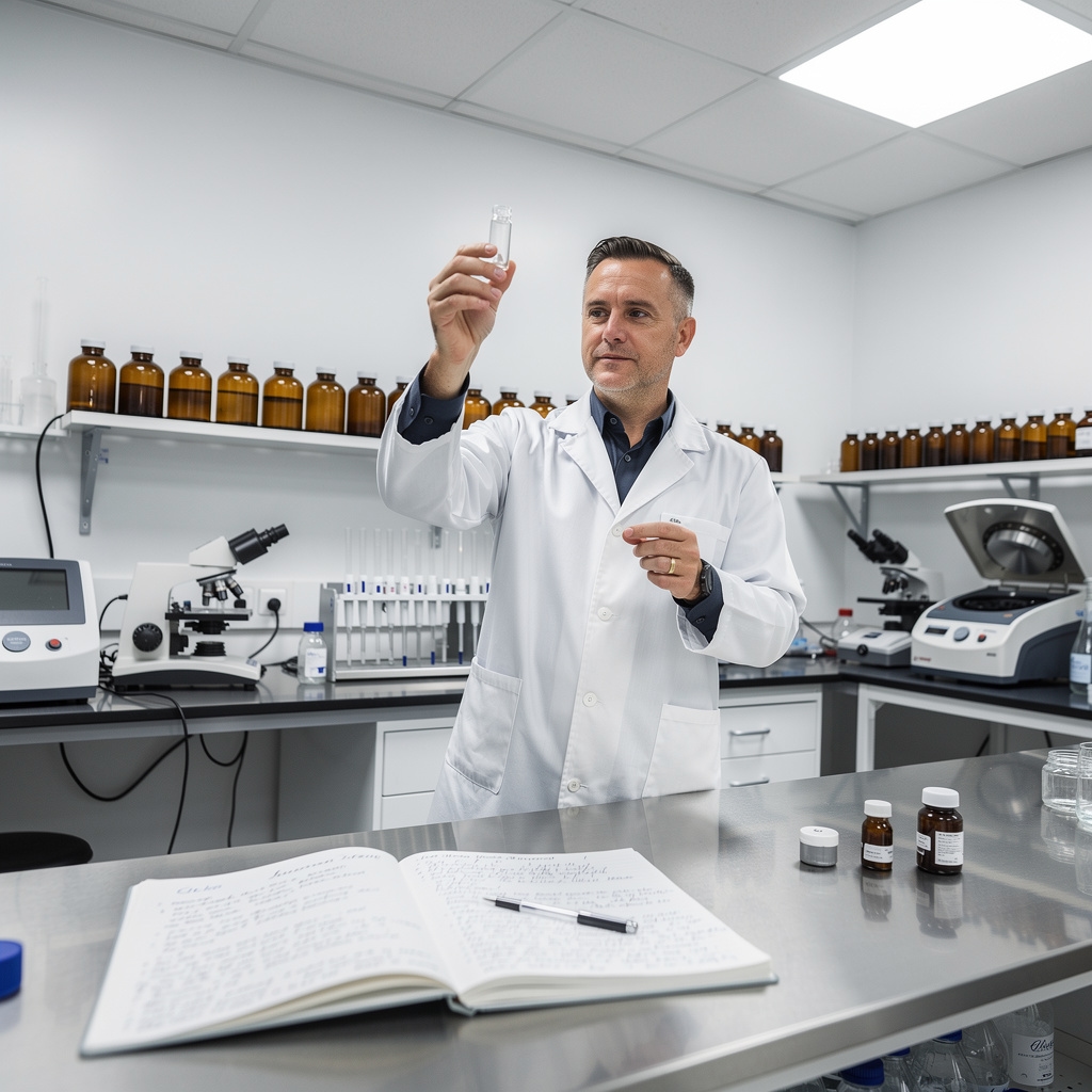 Vývoj produktu v laboratóriu, kontrola kvality